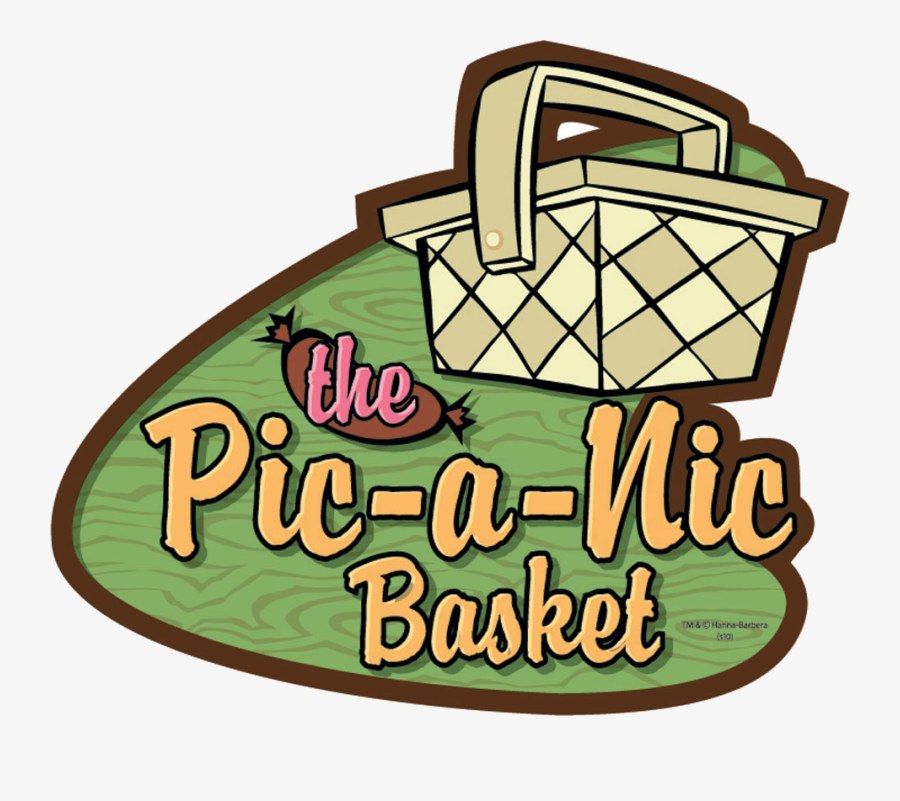 Picnic Basket Clipart Picnic Area - Yogi Bear Picnic Basket, Transparent Clipart
