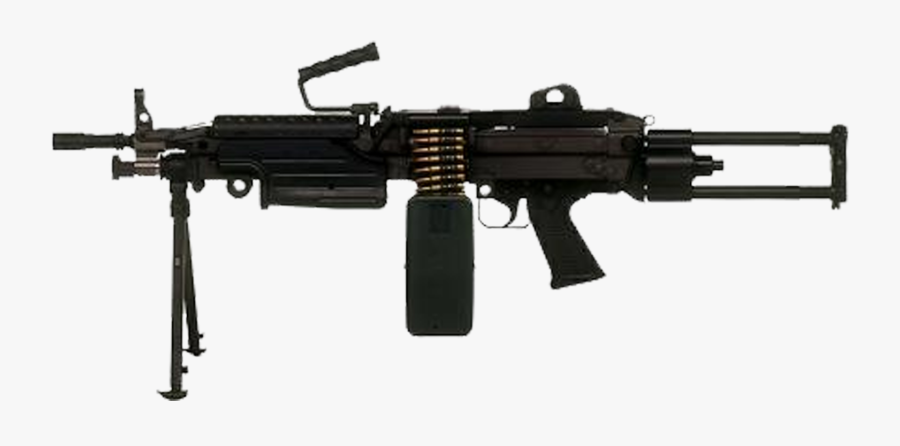 Machine Gun Png Clipart - M249 Saw, Transparent Clipart