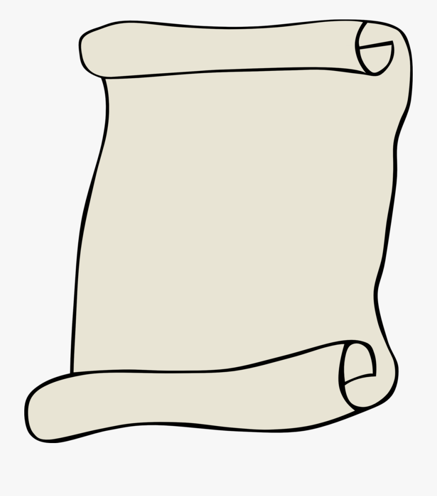 Parchment Scroll Clipart - Transparent Paper Clip Art, Transparent Clipart