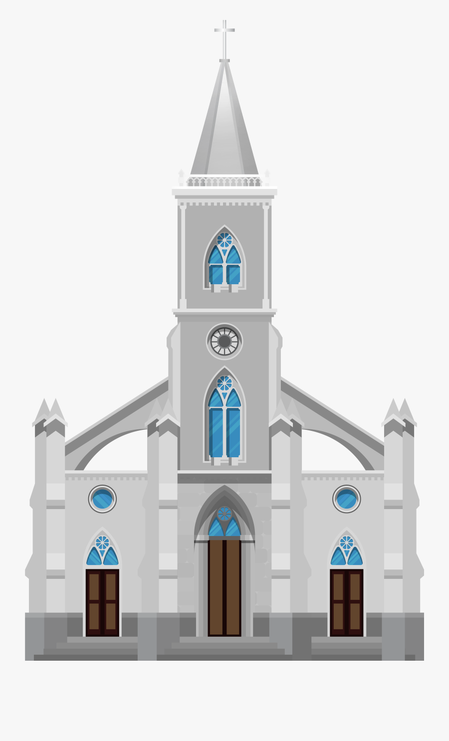 White Christian Church Png Clipart - Clipart Church Building Png, Transparent Clipart