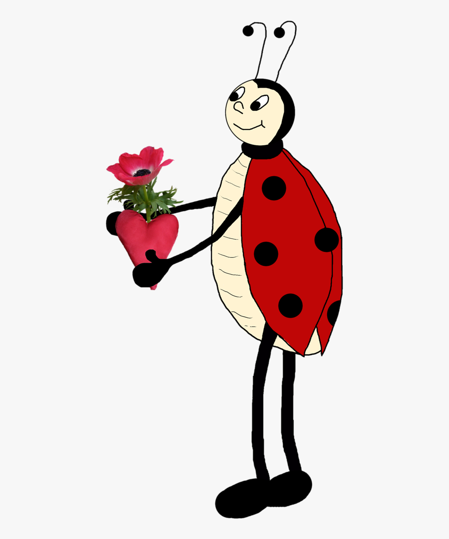 Ladybug Picnic, Ladybugs, Insects, Butterflies, Cartoon - Cartoon, Transparent Clipart