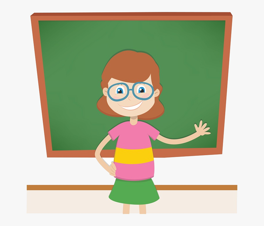 Classroom Free Photo The Teacher Teach Blackboard Clipart - Lærer Clipart, Transparent Clipart