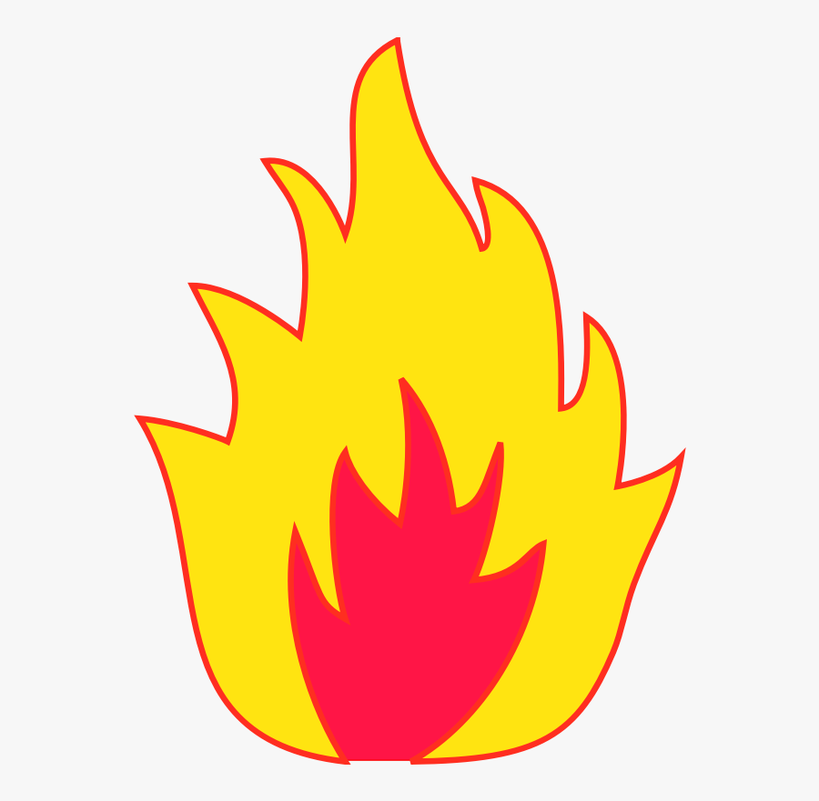 Rocket Flame Cliparts - Transparent Background Fire Icon, Transparent Clipart