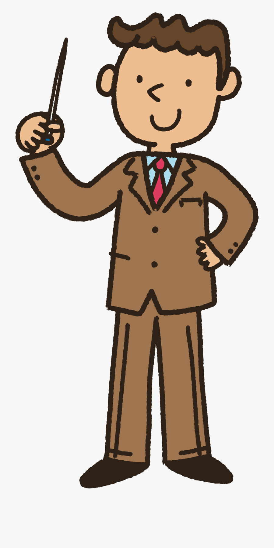 Clip Art Male Teacher - Teacher Clip Art Male, Transparent Clipart