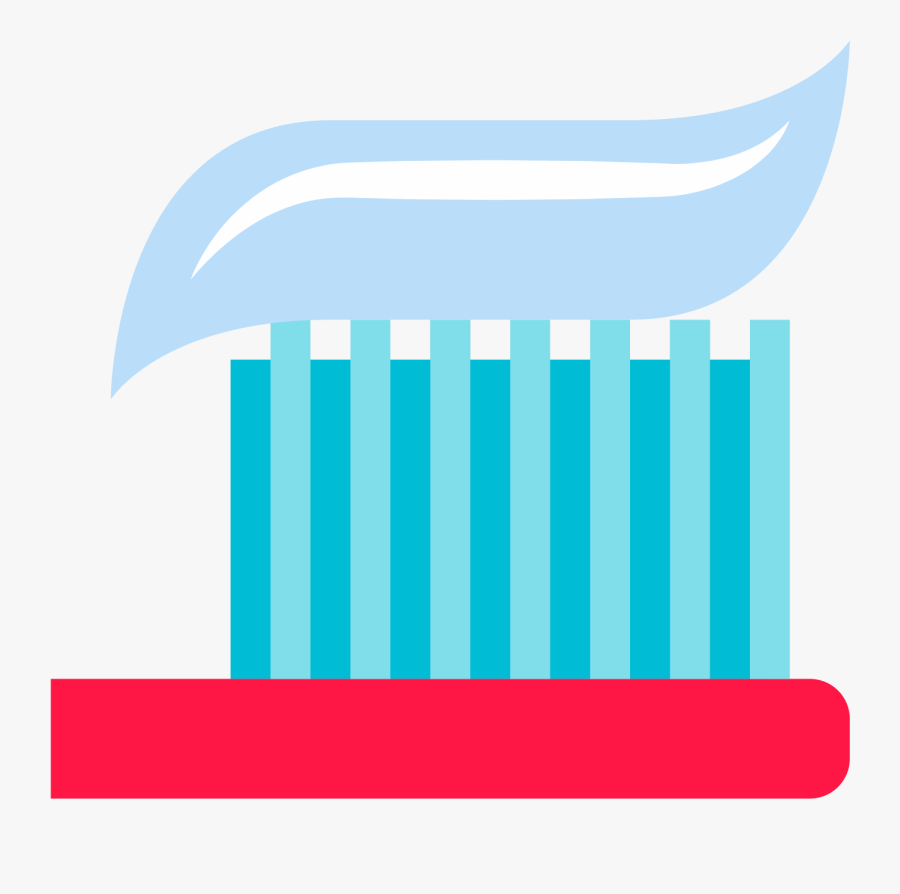 Toothbrush Clipart Tooth Diagram - Toothbrush Icon, Transparent Clipart