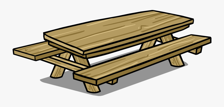 Cartoon Picnic Table Clipart, Transparent Clipart