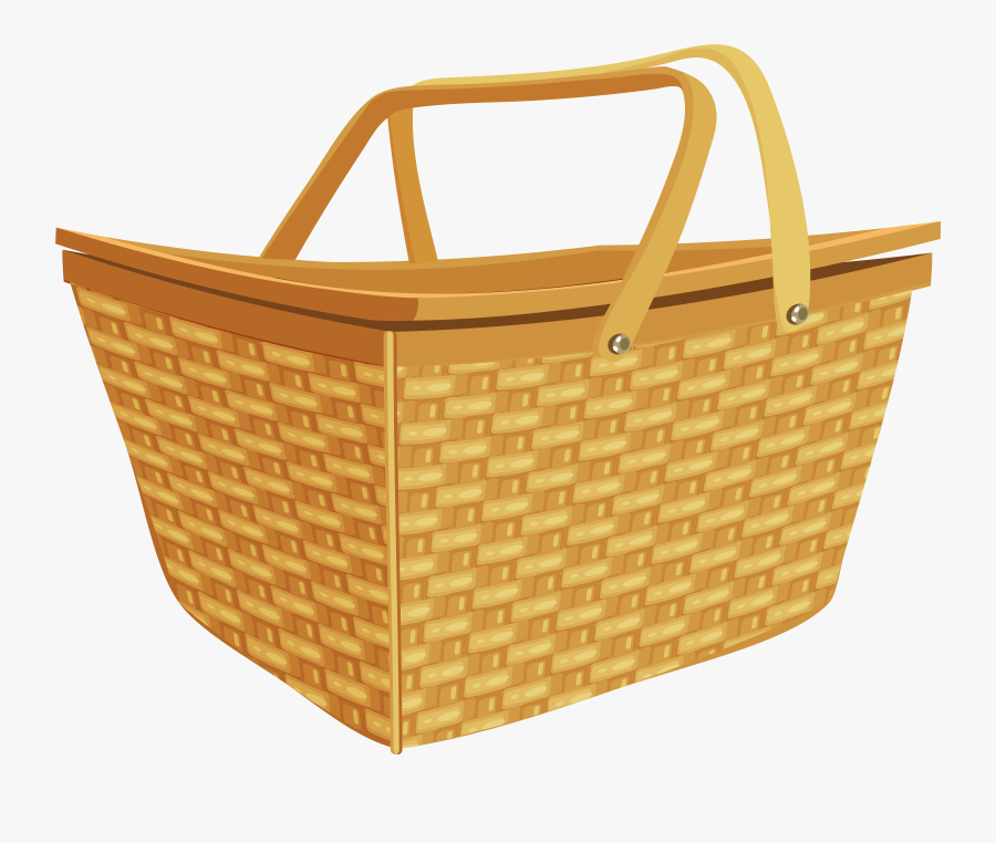 Picnic Basket Png Clip Art Image, Transparent Clipart