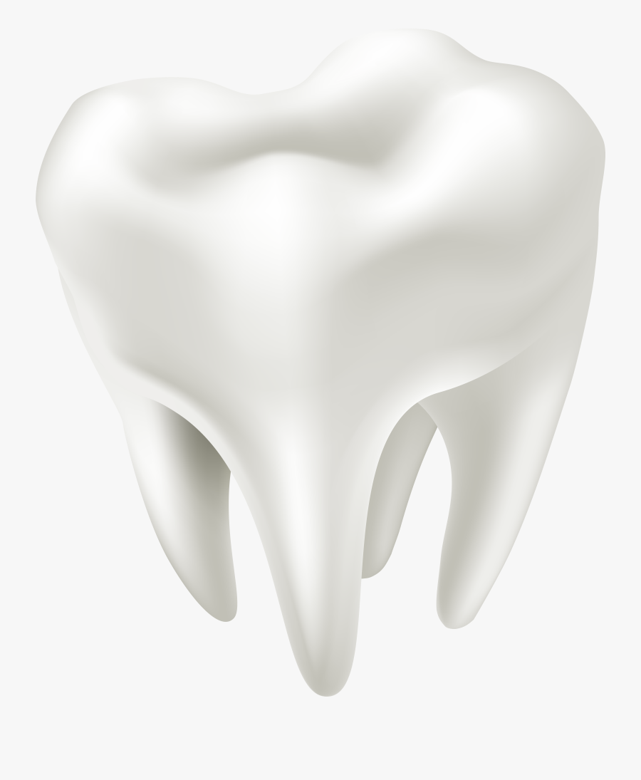 3d White Tooth Png Clip Art, Transparent Clipart