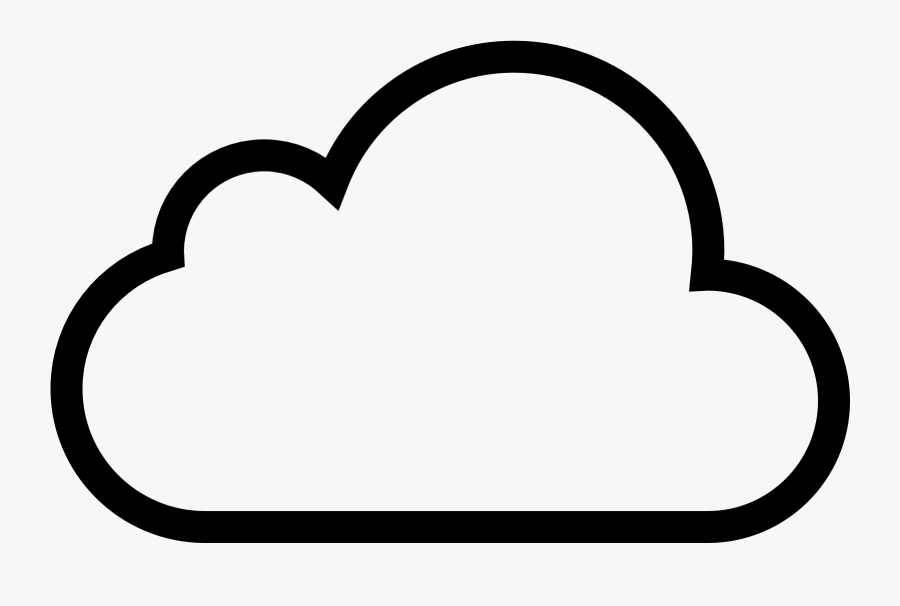 Clouds Clipart Flat - Cartoon Simple Cloud, Transparent Clipart