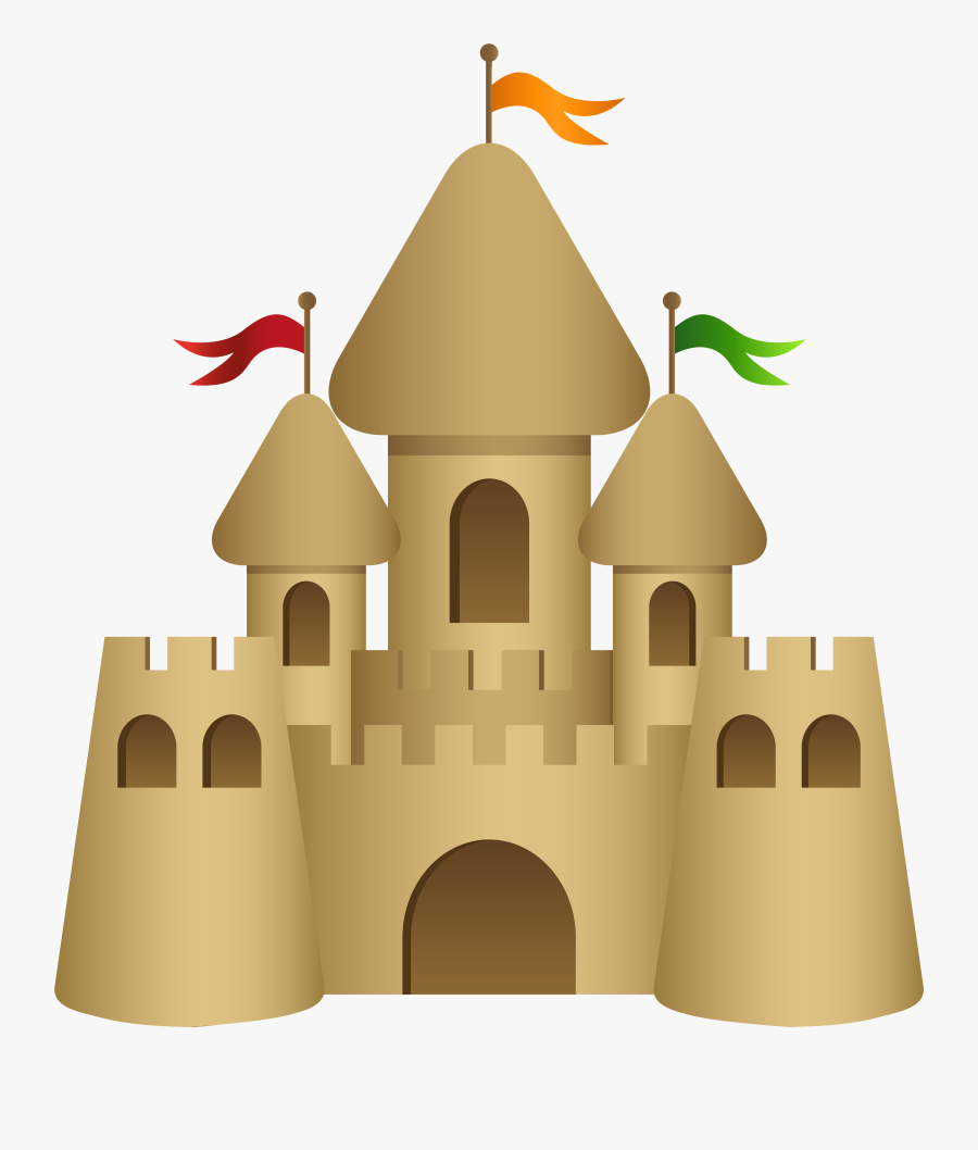 Castle Clipart Transparent Background - Transparent Background Sand Castle Clipart, Transparent Clipart