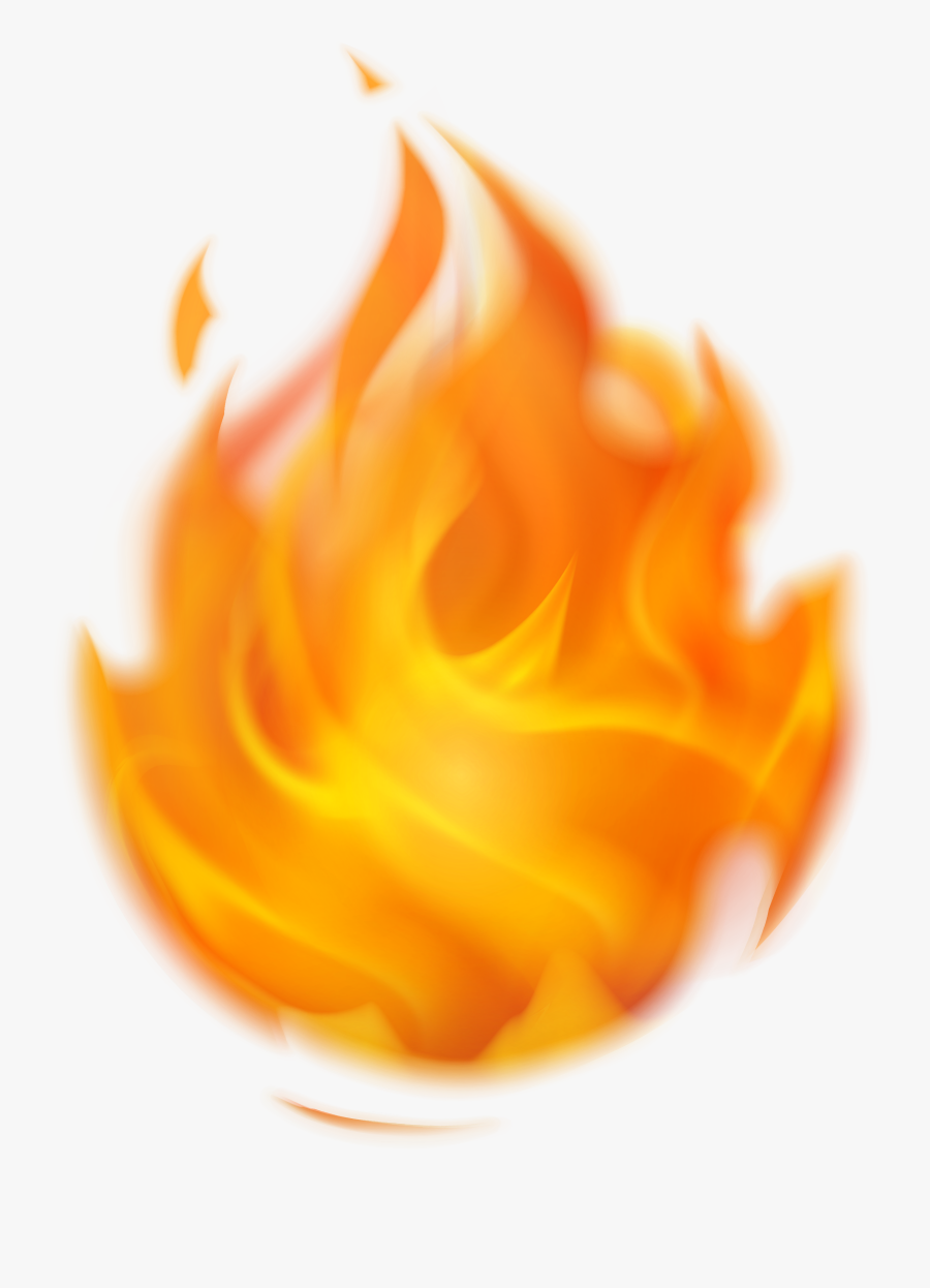 Flame Clipart Transparent Background - Clipart Transparent Background Fire, Transparent Clipart