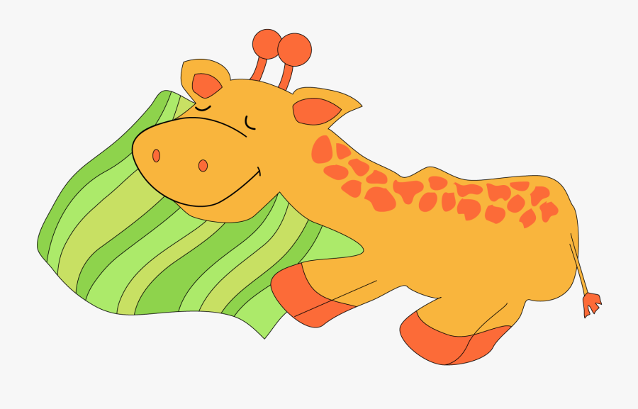 Animal Clipart Sleepy - Jungle Animals Sleeping Cartoon, Transparent Clipart