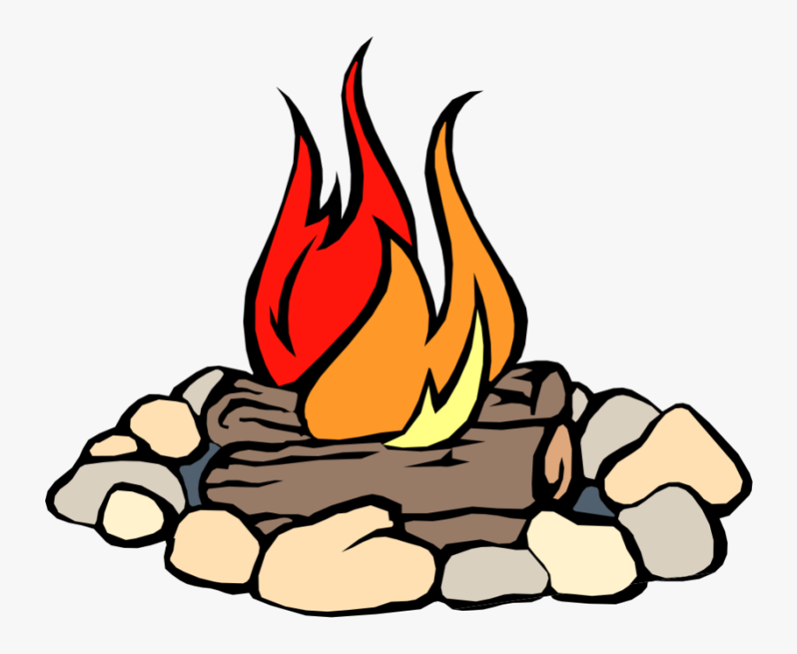 Fire Clip Art Cartoon - Campfire Clipart, Transparent Clipart