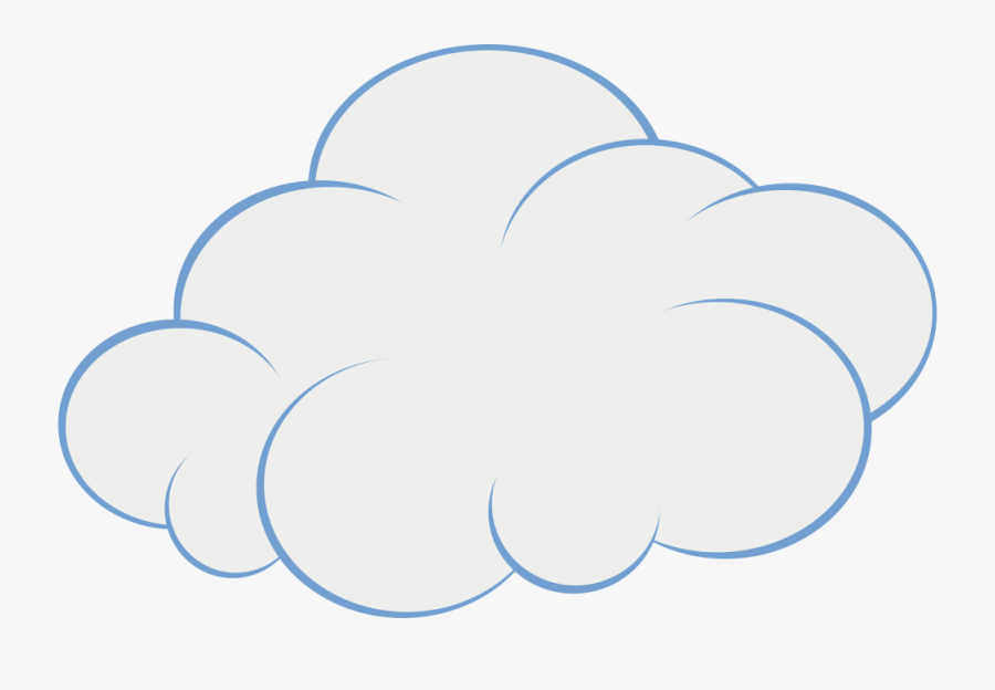 File Cartoon Cloud Picture - Transparent Background Cartoon Clouds, Transparent Clipart