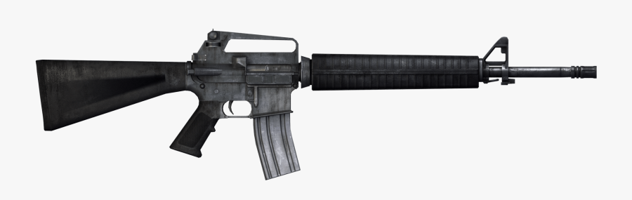 M16 Assault Rifle - Colt Ar15a4, Transparent Clipart