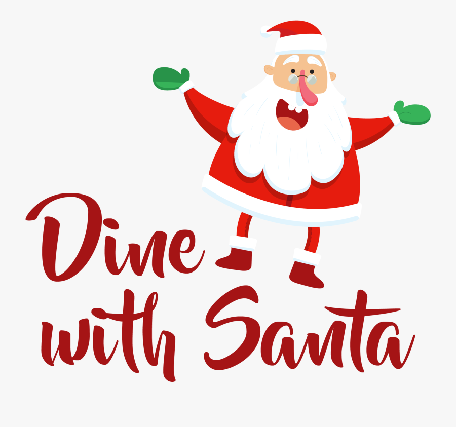 Clipart Lunch Lunch Ticket - Lunch With Santa, Transparent Clipart