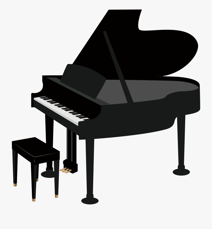 Digital Piano,musical Instrument,electric Piano - Grand Piano Clip Art, Transparent Clipart