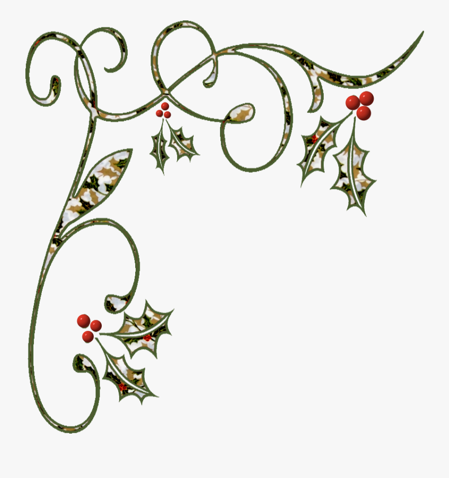Clip Art Royalty Free Holidays Clipart Corner - Png Christmas Corner Border, Transparent Clipart