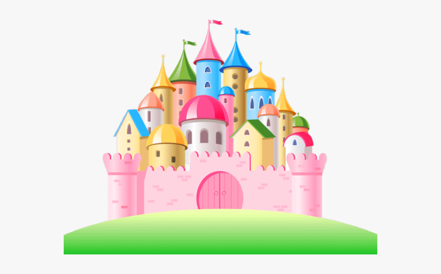 Transparent Disneyland Castle Png - Minnie Mouse Castle Background, Transparent Clipart