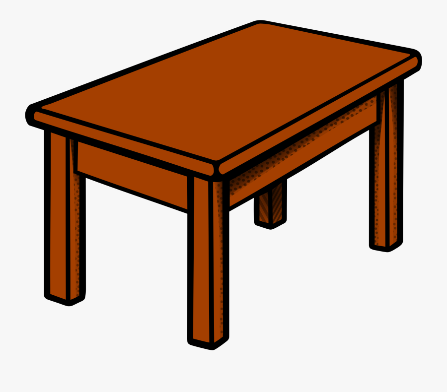 Clipart Table Coloured - Pen Is On The Table, Transparent Clipart