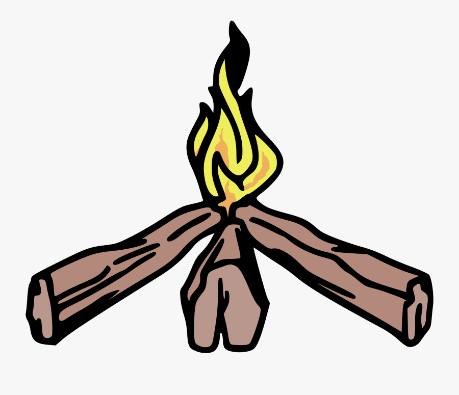 Colour Big Image Png - Firewood Colouring, Transparent Clipart