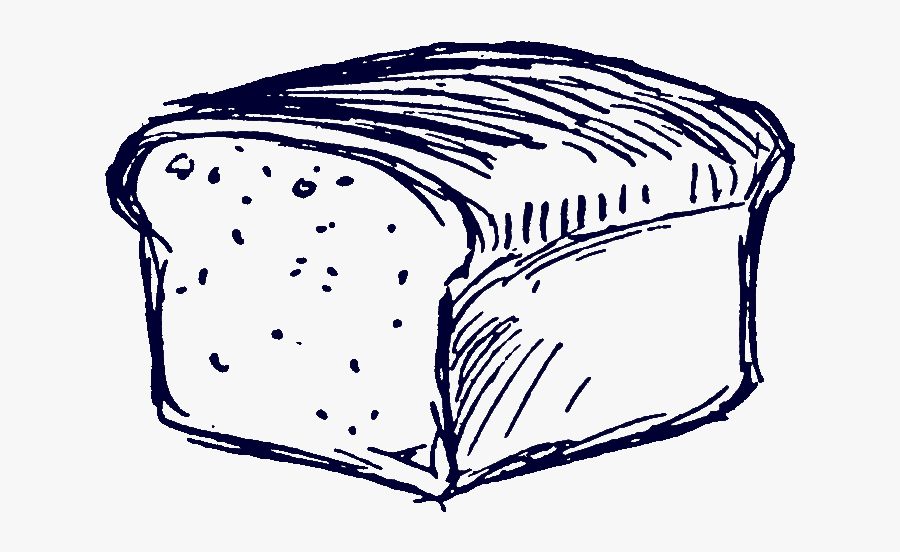 Loaf Of Bread Drawing, Transparent Clipart