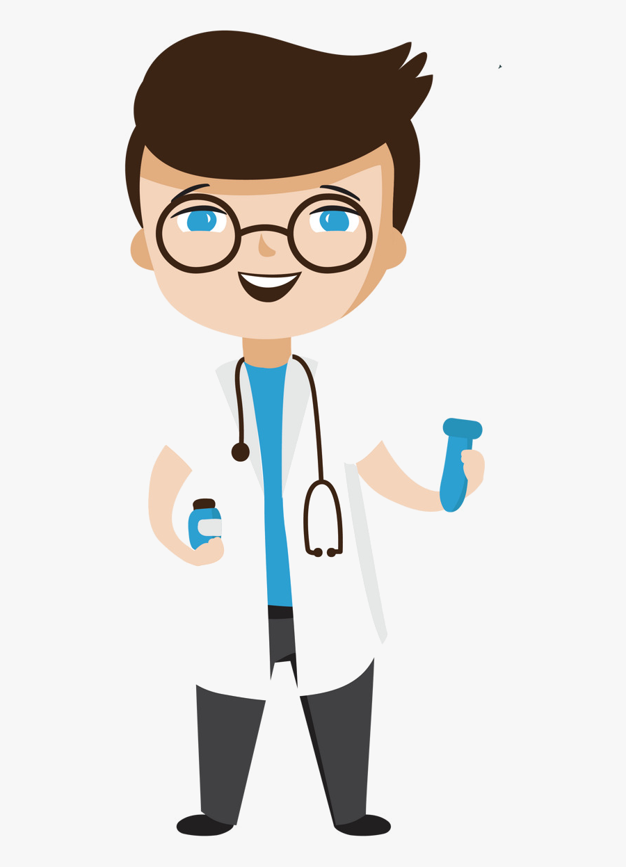 Doctor Good Happy Vector Clipart Doctors And Transparent - Doctor Clipart Png, Transparent Clipart