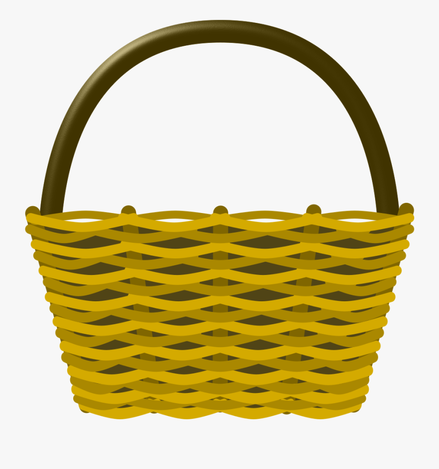 Basket - Clip - Art - Basket Hot Air Balloon Clipart, Transparent Clipart