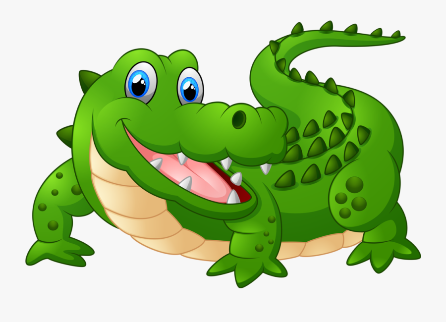 Cartoon Animals And Children - Crocodile Clipart, Transparent Clipart