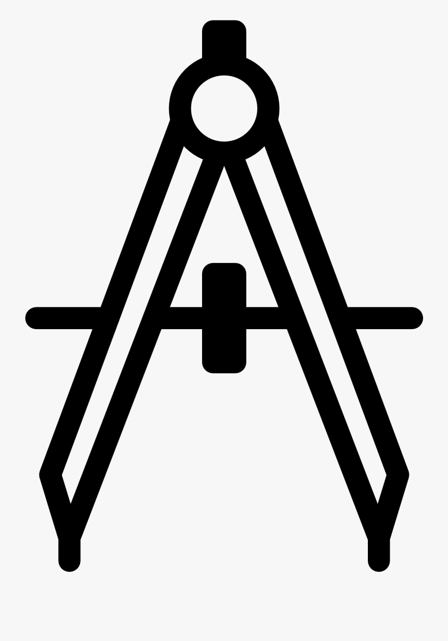 Drafting Compass 2 Icon Free - Consistency Icon, Transparent Clipart