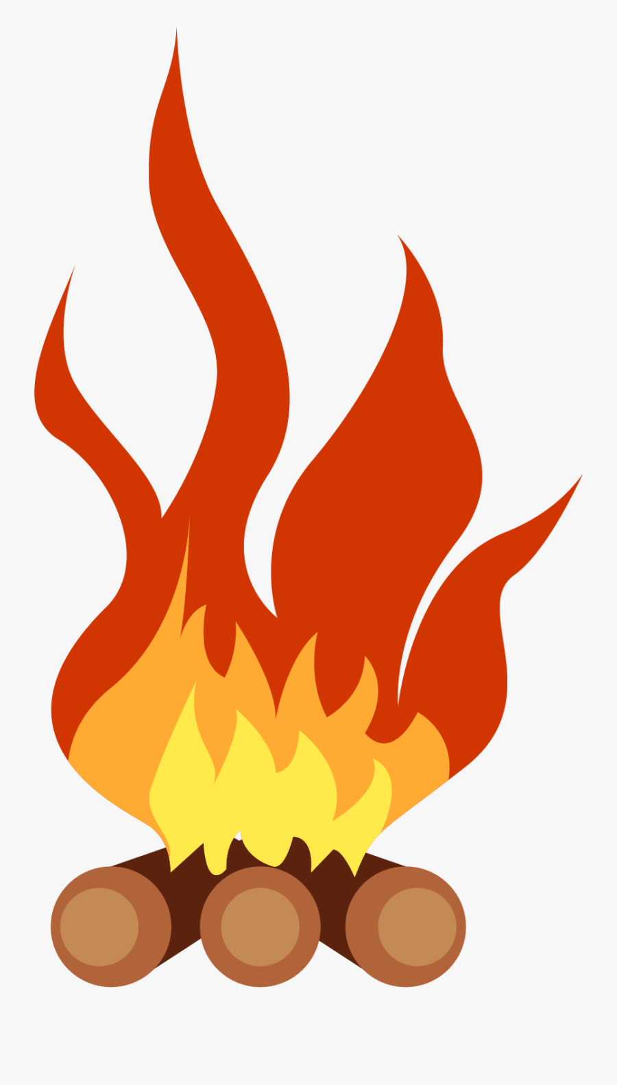 Clip Art Bonfire Clip Art - Campfire Cartoon Png, Transparent Clipart