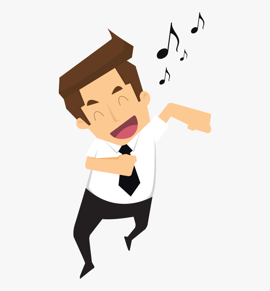 Transparent Excited People Clipart - Happy Businessman Clipart Png, Transparent Clipart