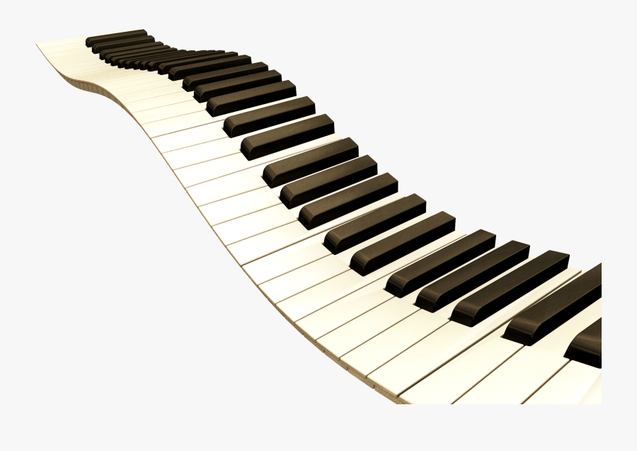 Piano Musical Keyboard Clip Art - Piano Keys Transparent Background, Transparent Clipart