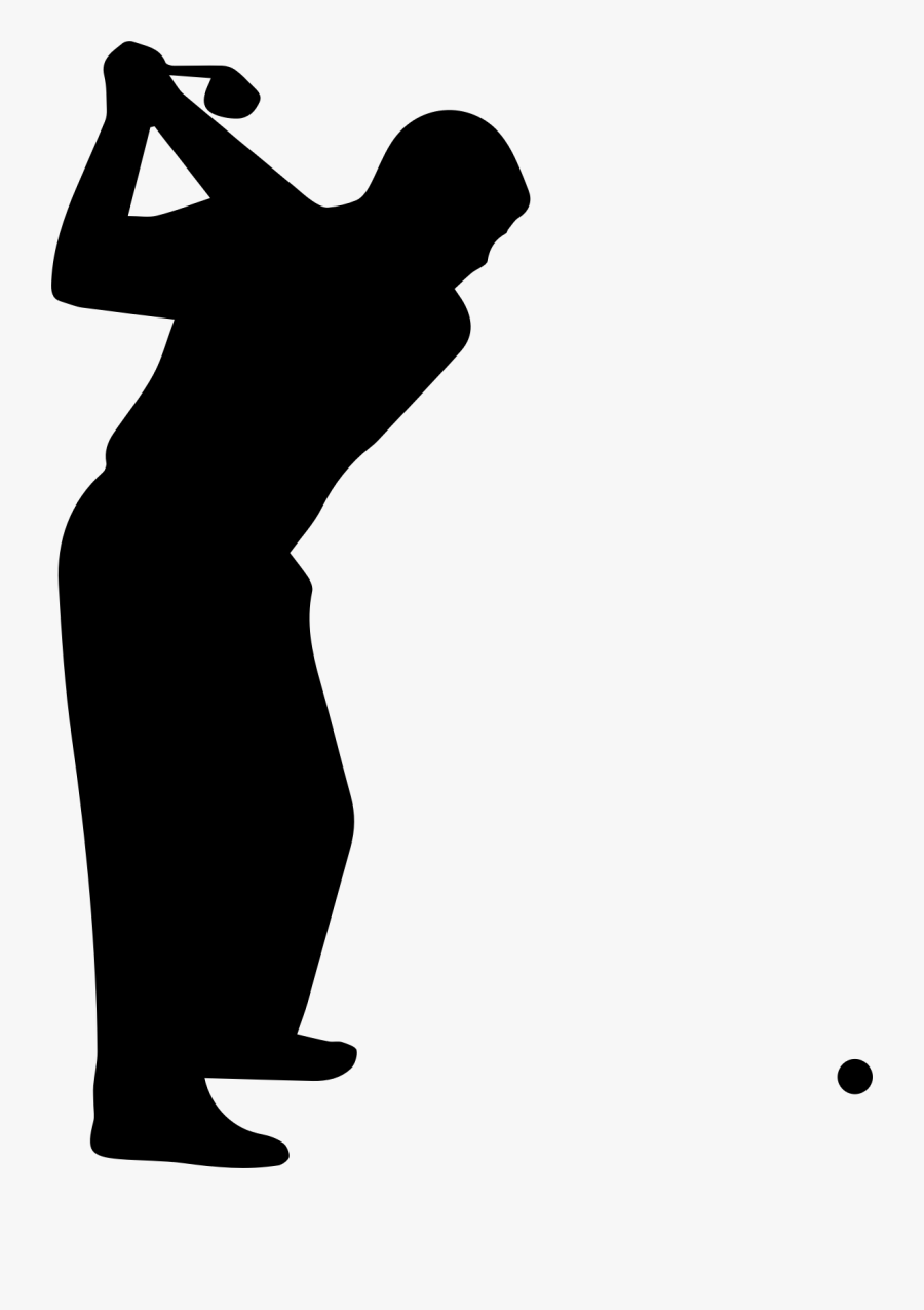 Clipart Golfer Big Image Png - Golf Clip Art Black, Transparent Clipart