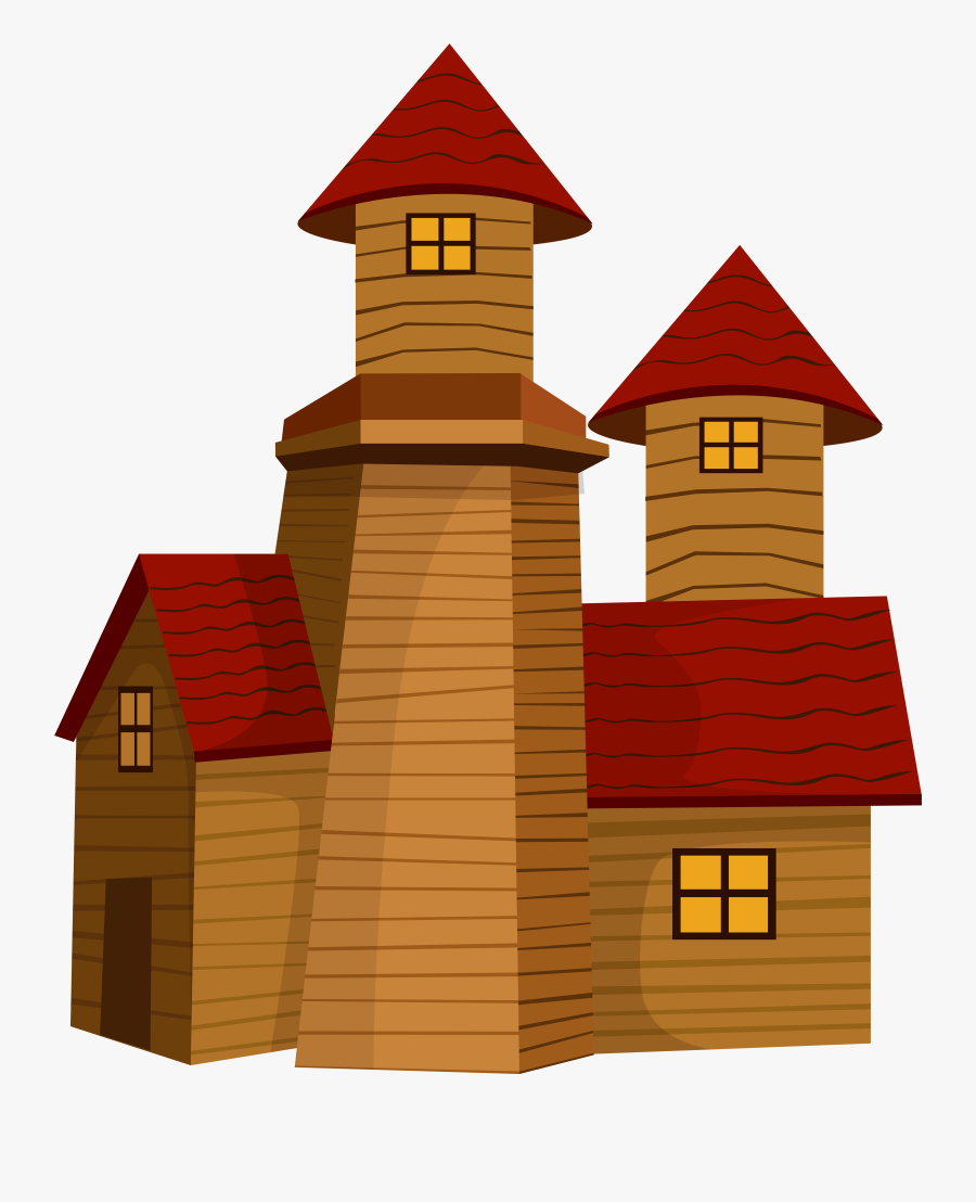 Orange Clipart Castle - Castle Clipart Clipart Transparent, Transparent Clipart