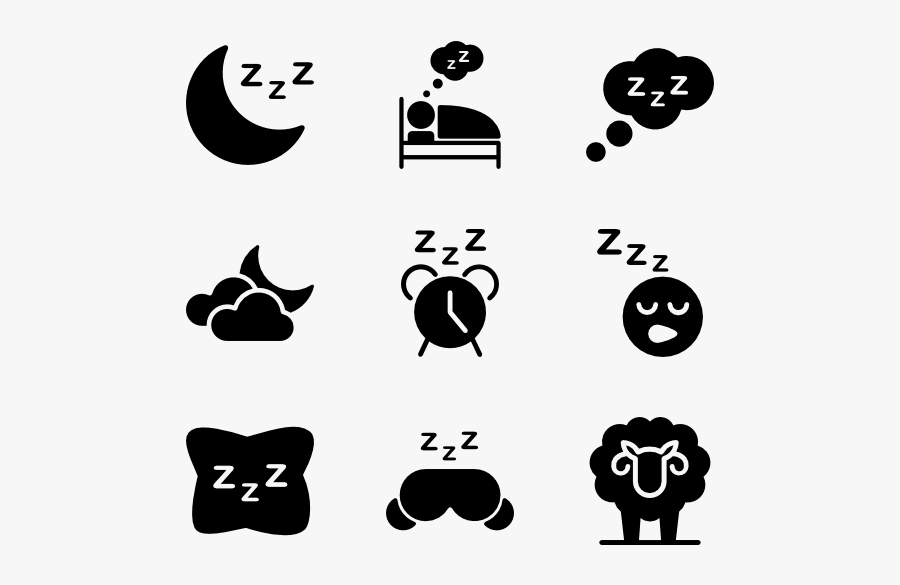 Sleep Transparent - Sleep Icons, Transparent Clipart
