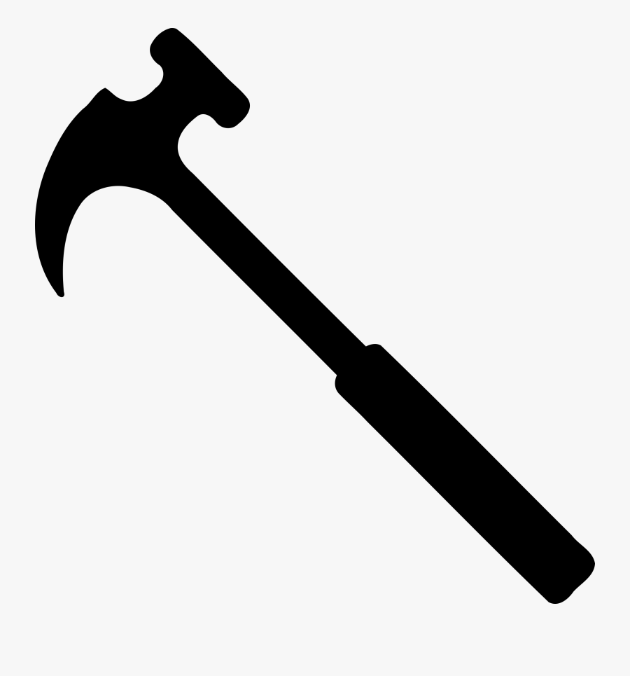 Thumb Image - Hammer Clipart Black And White, Transparent Clipart