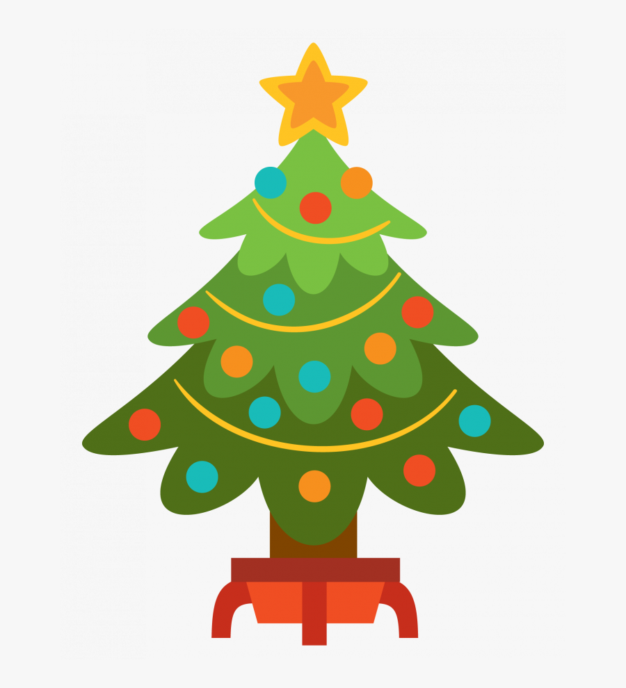 Christmas Clipart Decorations - Simple Christmas Tree Clipart, Transparent Clipart