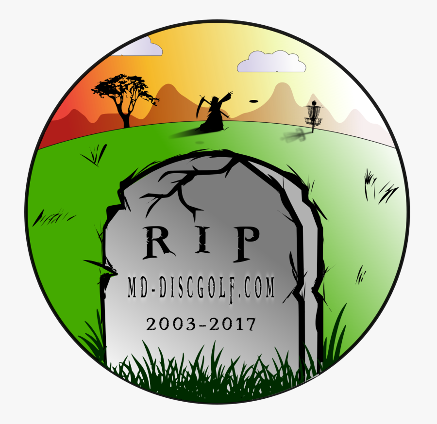 Pin Disc Golf Clip Art Free - Grave Clipart, Transparent Clipart