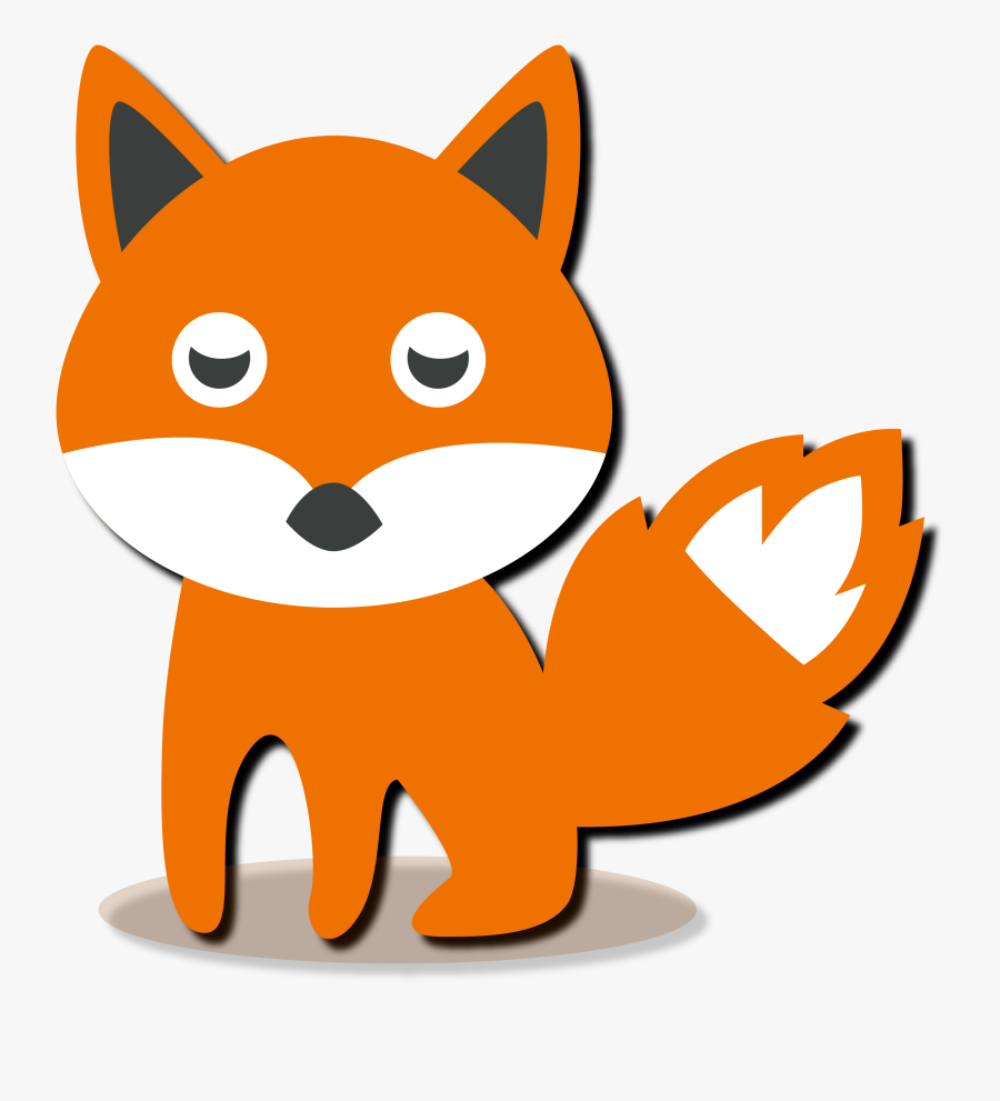 Sea Animals Clipart Free At Getdrawings - Small Picture Of Cartoon Fox, Transparent Clipart