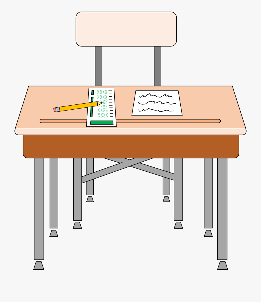 Classroom Desk Clipart, Transparent Clipart
