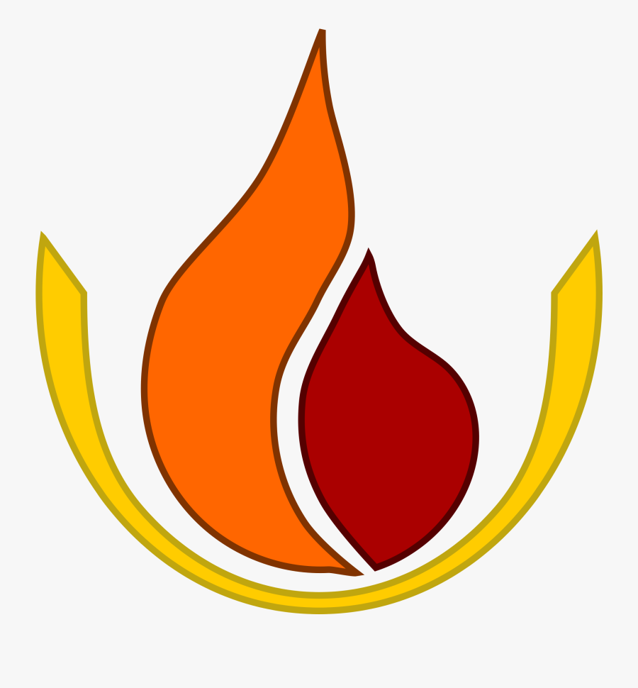 Flames Clipart Logo, Transparent Clipart