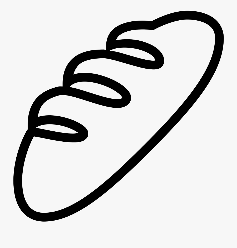 Clipart Bread Black And White - Bread Clipart Black And White, Transparent Clipart