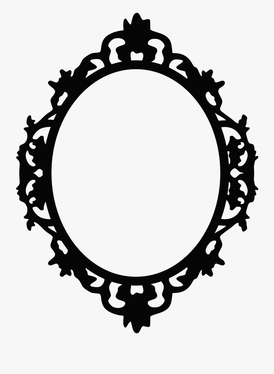 Scroll Saw Patterns, Interior Decorating, Stencils, - Beauty And The Beast Mirror Svg, Transparent Clipart