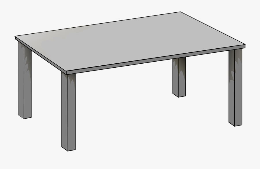 Flat Desk Clipart - Things That Are Rectangle Clipart, Transparent Clipart