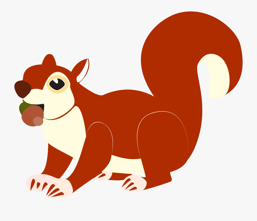 Thumb Image - Clip Art Red Squirrel, Transparent Clipart