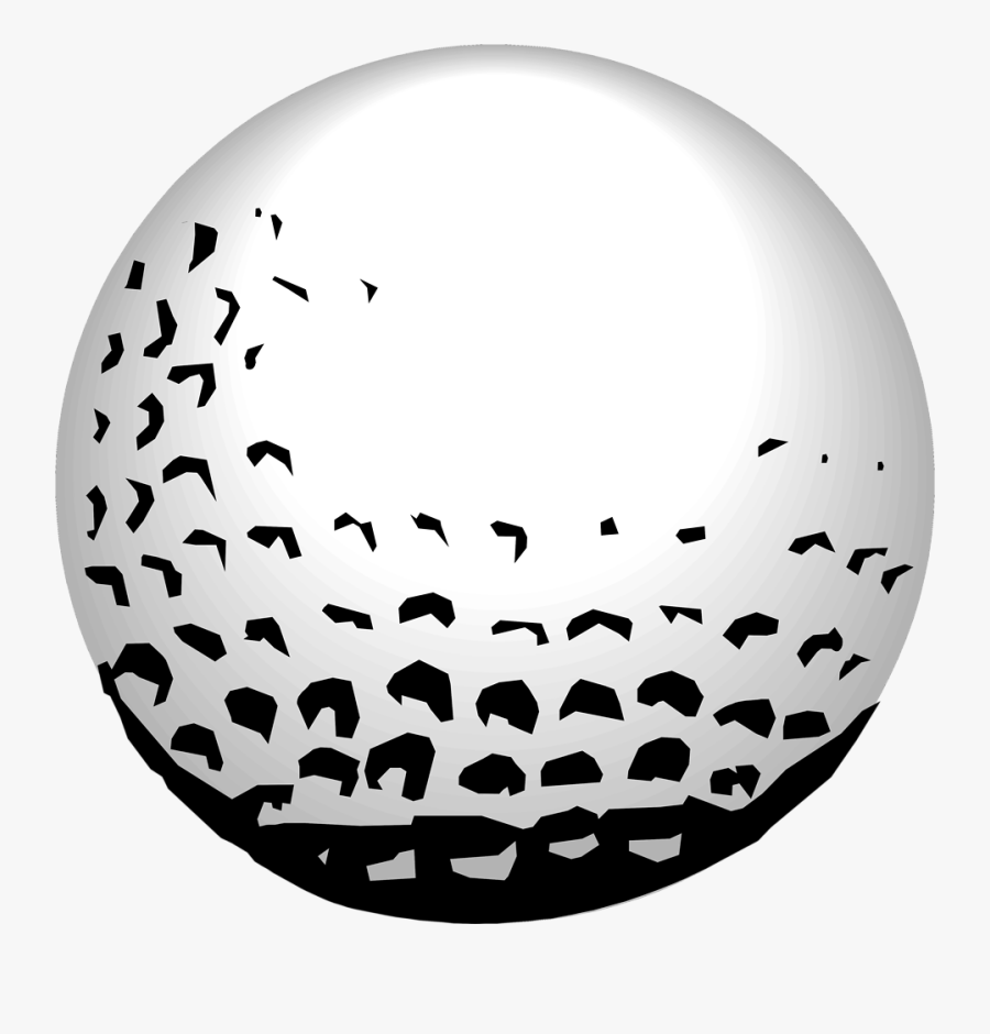 Golf Ball Free Stock Photo A Golf Ball 4 Clip Art - Golf Ball On Tee Logo, Transparent Clipart