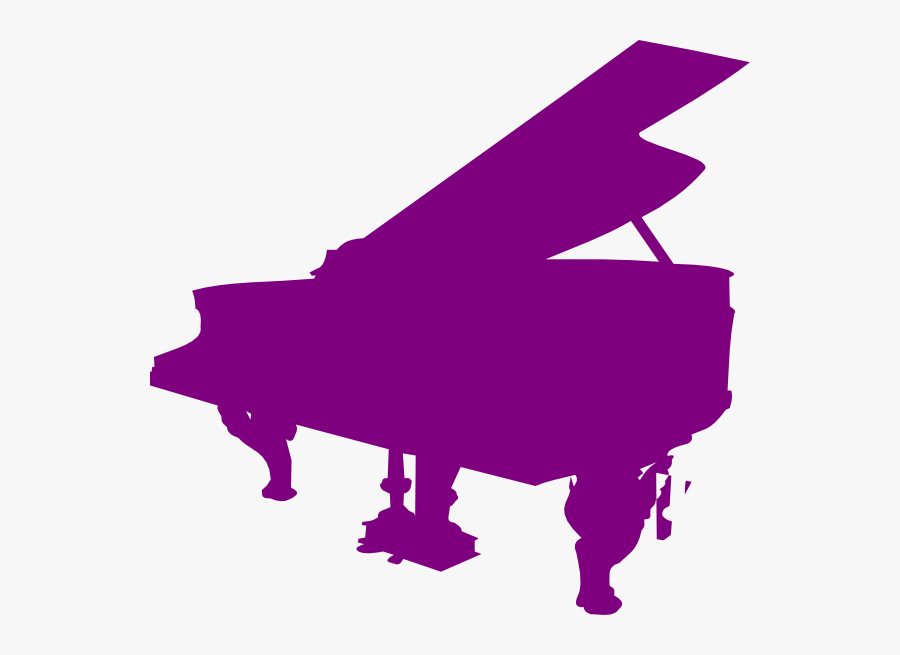 Purple Piano Png, Transparent Clipart