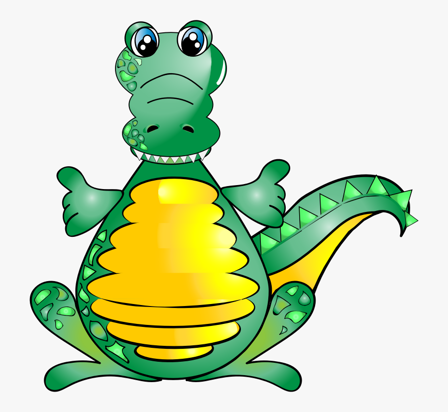 Clipart Alligator Free - Gambar Buaya Kartun Lucu, Transparent Clipart