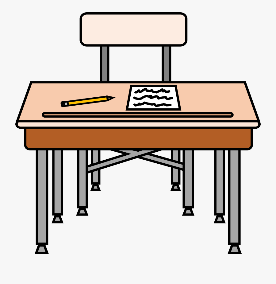 Desk Clipart Scantron - Desk Clipart, Transparent Clipart